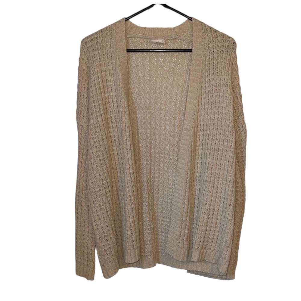 🌺HEM & THREAD CROCHETED OPEN CARDIGAN
